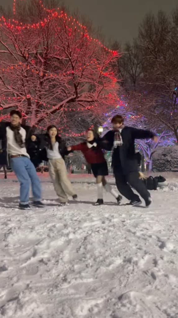 learning the first snow dance