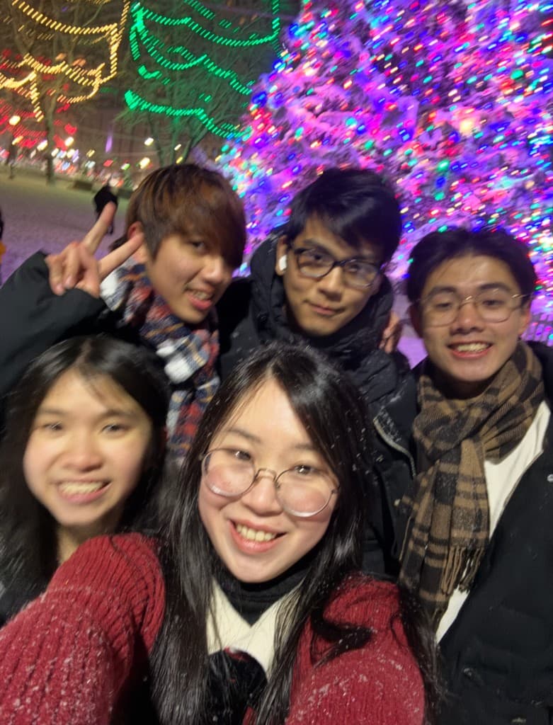 boston commons trip right before winter break and after finals